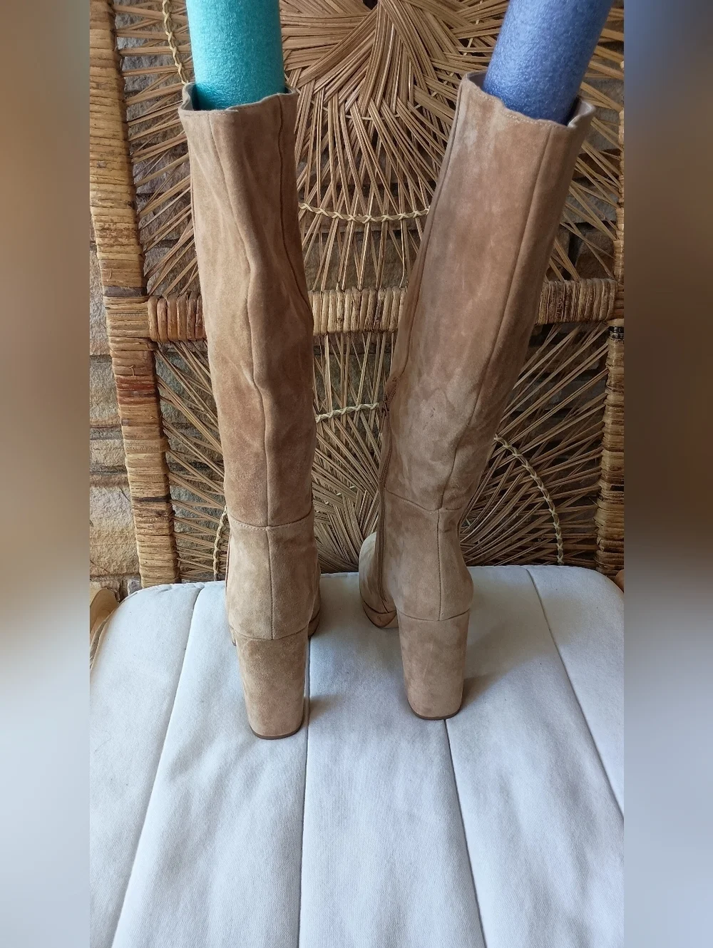 Steve Madden Tan Suede Leather Over-the-Knee Boots_10
